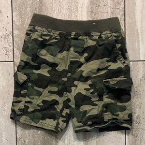 Garanimals Boys Camo Cargo Shorts - Green & Black